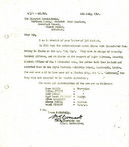 Aliens landed Thurso 04.07.1941